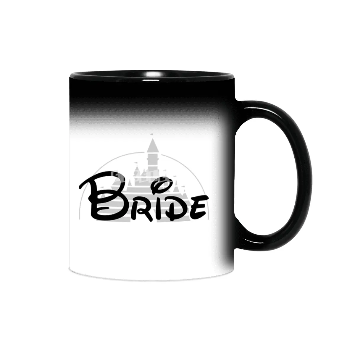 Disney Bride BLACK FONT Sihirli Kupa