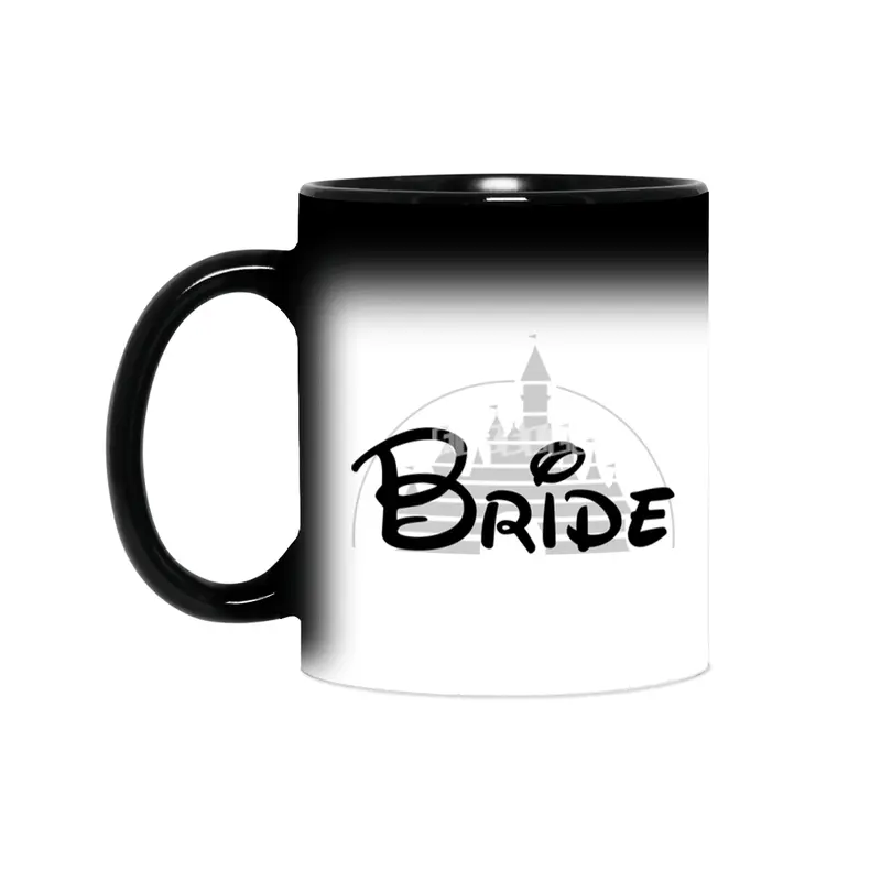 Disney Bride BLACK FONT Sihirli Kupa