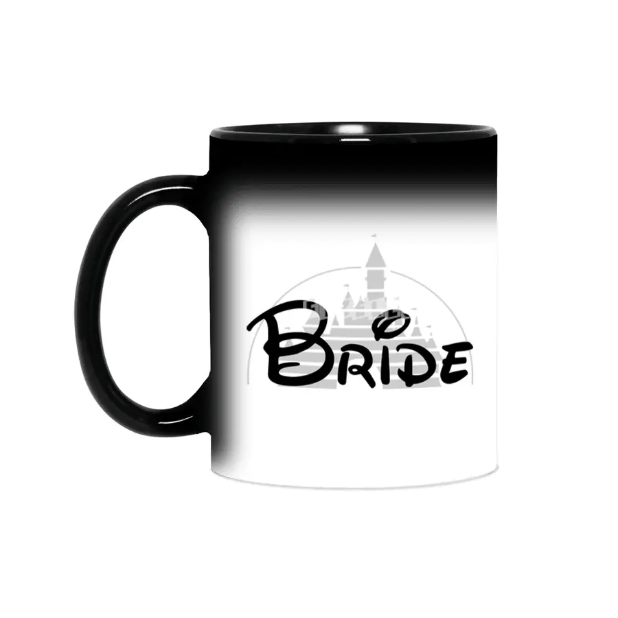 Disney Bride BLACK FONT Sihirli Kupa