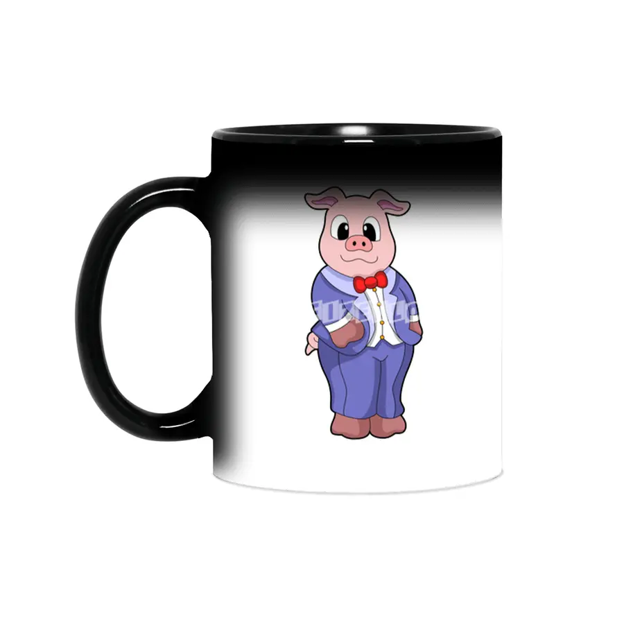 Pig as Groom with Suit Sihirli Kupa