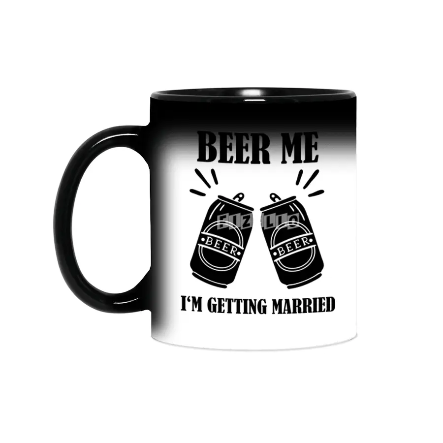 Beer Me I'm Getting Married Funny Groom Sihirli Kupa