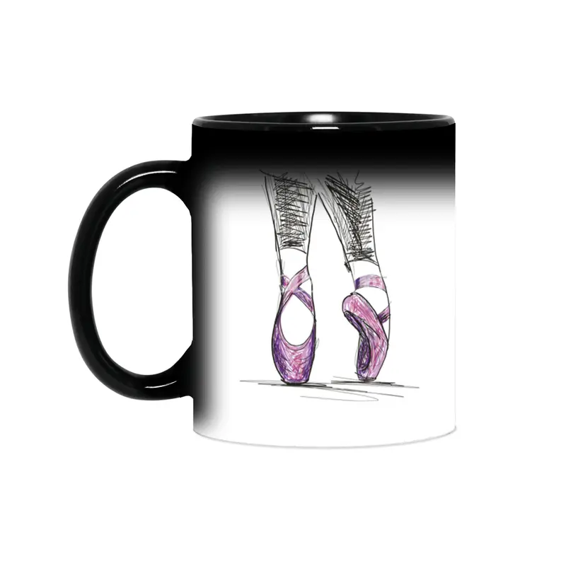 Dance ballerina girl ballet silhouettes Sihirli Kupa