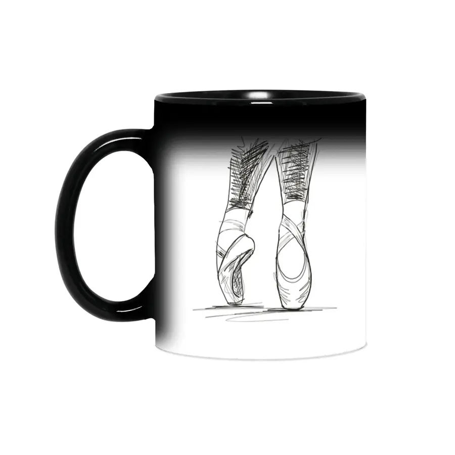 Dance ballerina girl ballet silhouettes Sihirli Kupa