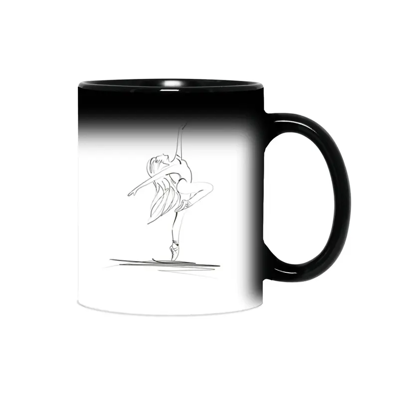 Dance ballerina girl ballet silhouettes Sihirli Kupa