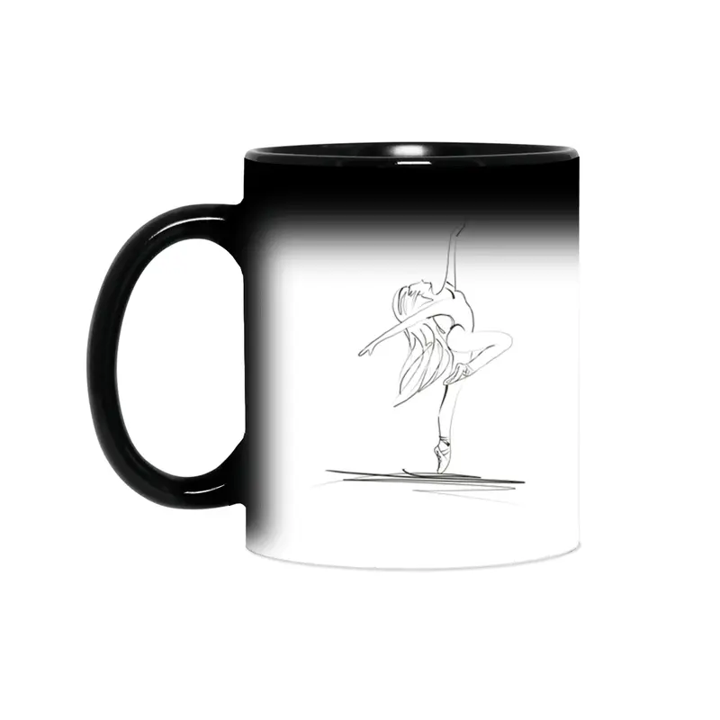 Dance ballerina girl ballet silhouettes Sihirli Kupa