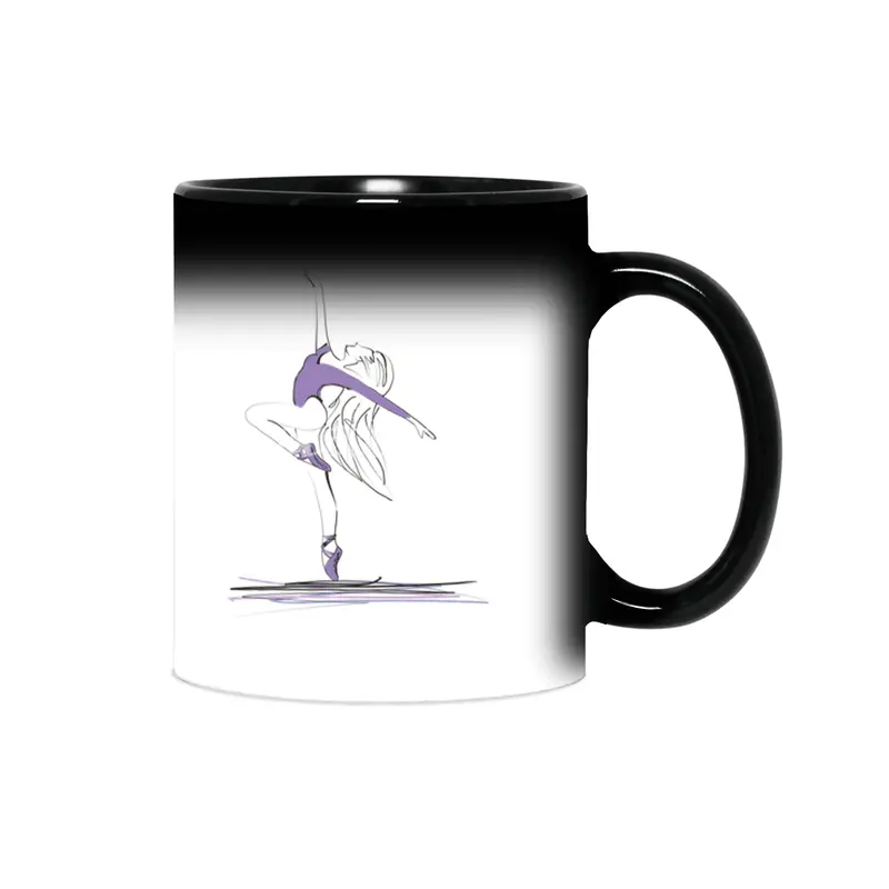 Dance ballerina girl ballet silhouettes Sihirli Kupa