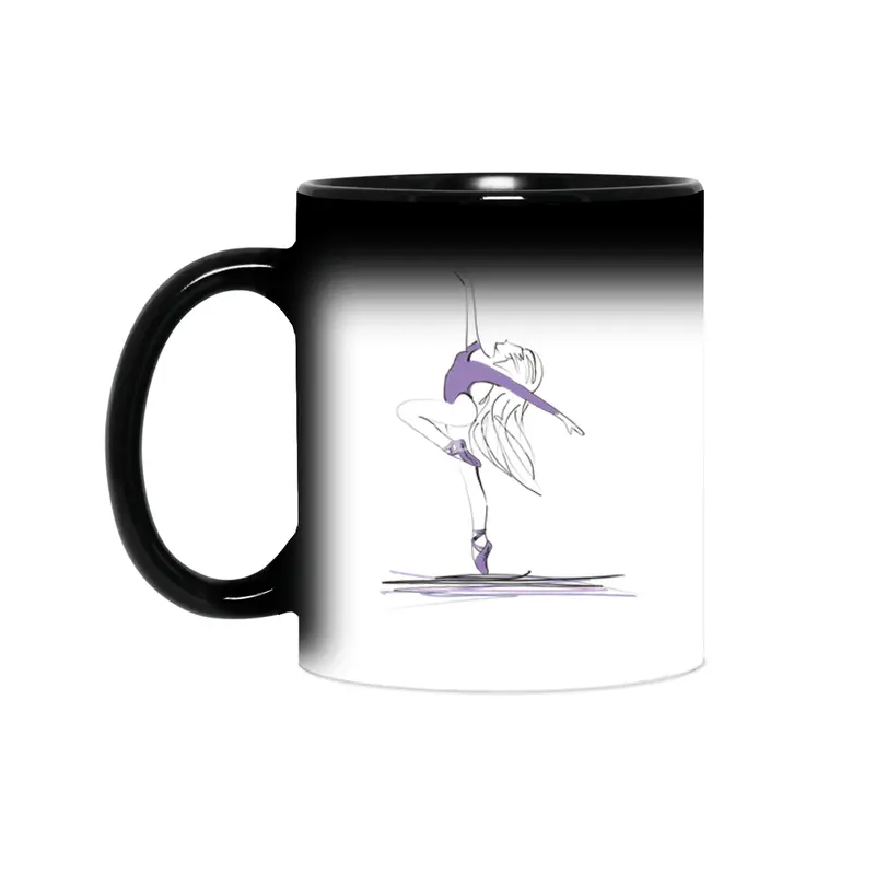 Dance ballerina girl ballet silhouettes Sihirli Kupa