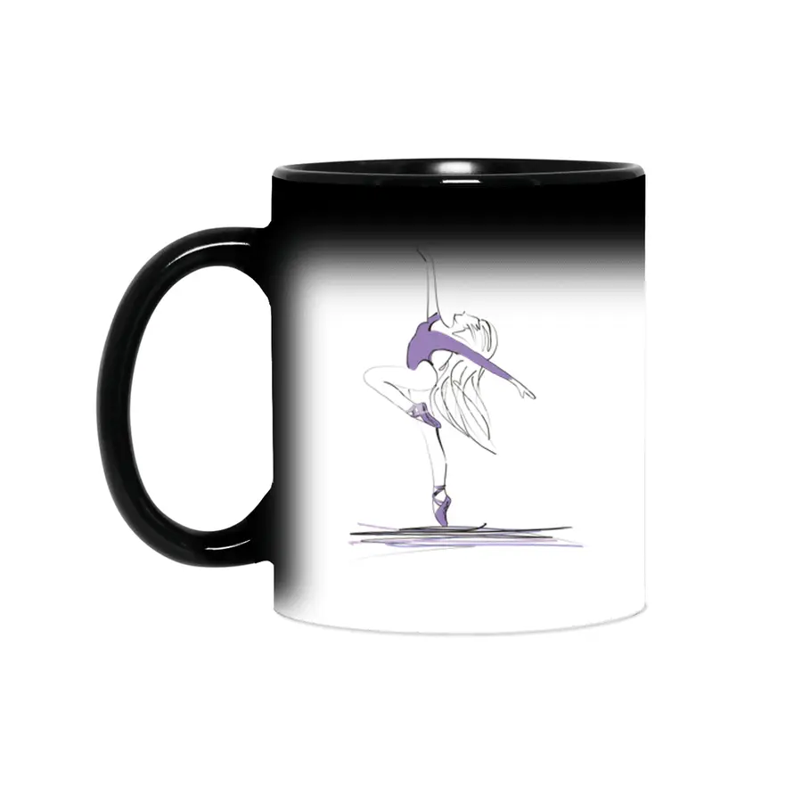 Dance ballerina girl ballet silhouettes Sihirli Kupa
