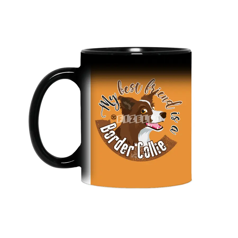 My Best Friend is a... Border Collie - Brown Sihirli Kupa