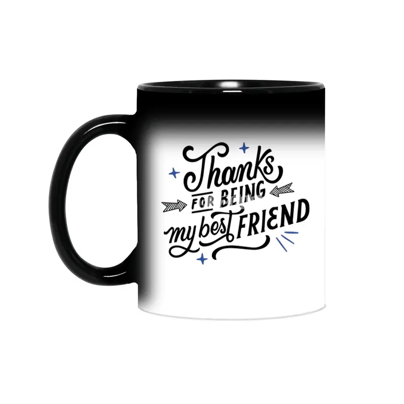 Thanks for Being My Best Friend: Heartwarming Designs for Special Bonds Sihirli Kupa