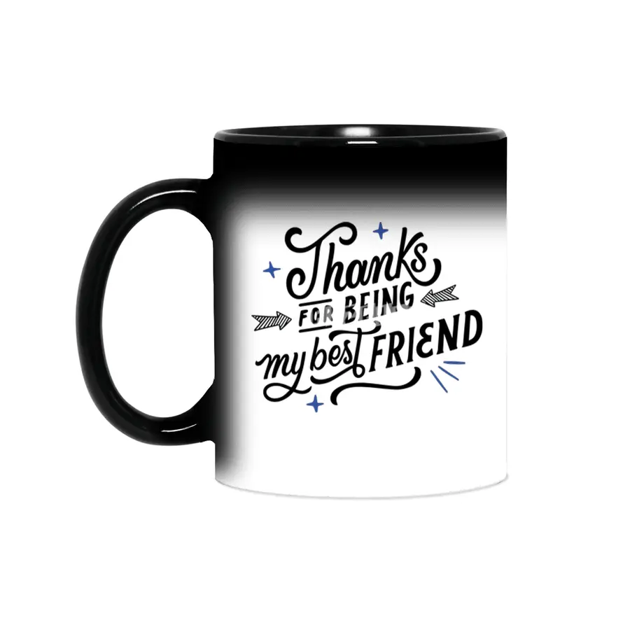Thanks for Being My Best Friend: Heartwarming Designs for Special Bonds Sihirli Kupa