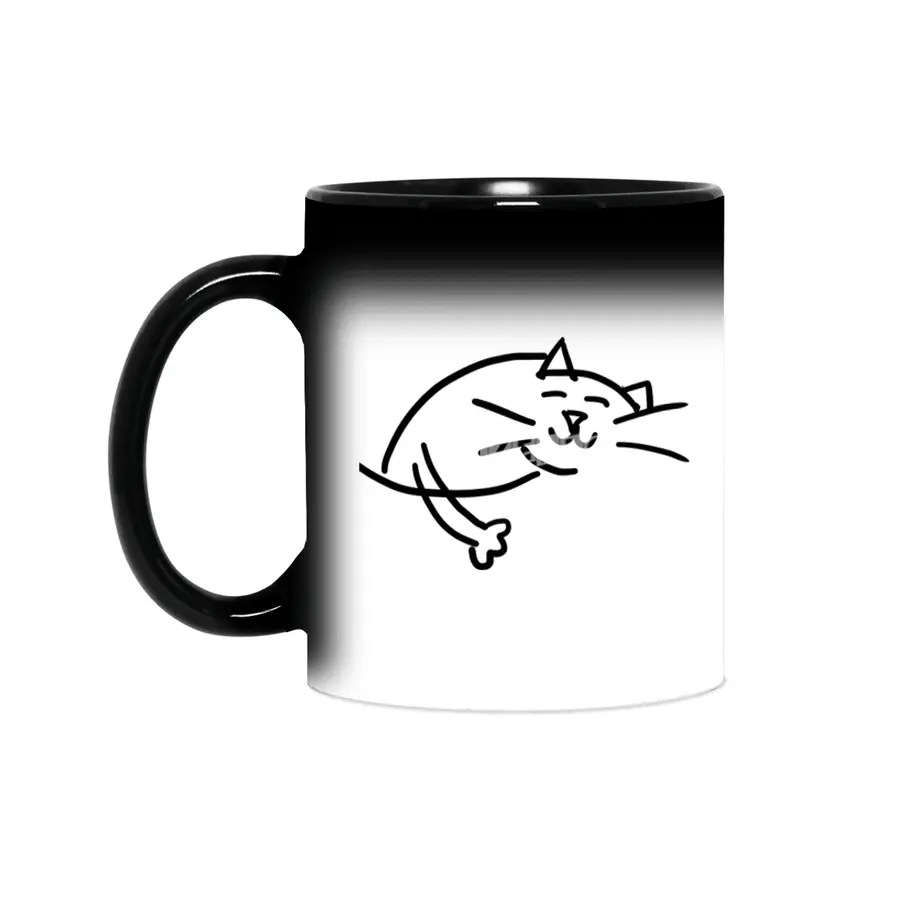 Happiness is a Warm Cat Sihirli Kupa