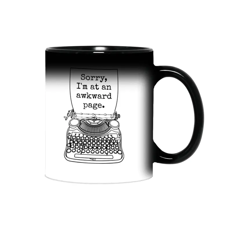 Funny Writer Author Novelist Sorry I'm At An Awkward Page Sihirli Kupa