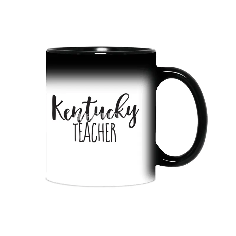 Kentucky Teacher Lettering Sihirli Kupa