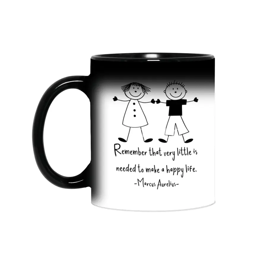 Happy Life Marcus Aurelius Stoic Quote Carpe Diem Sihirli Kupa