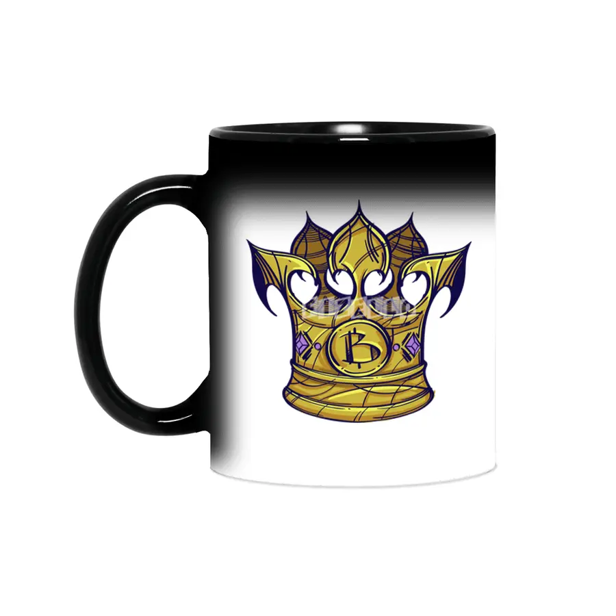 Bitcoin Crown Illustration Sihirli Kupa