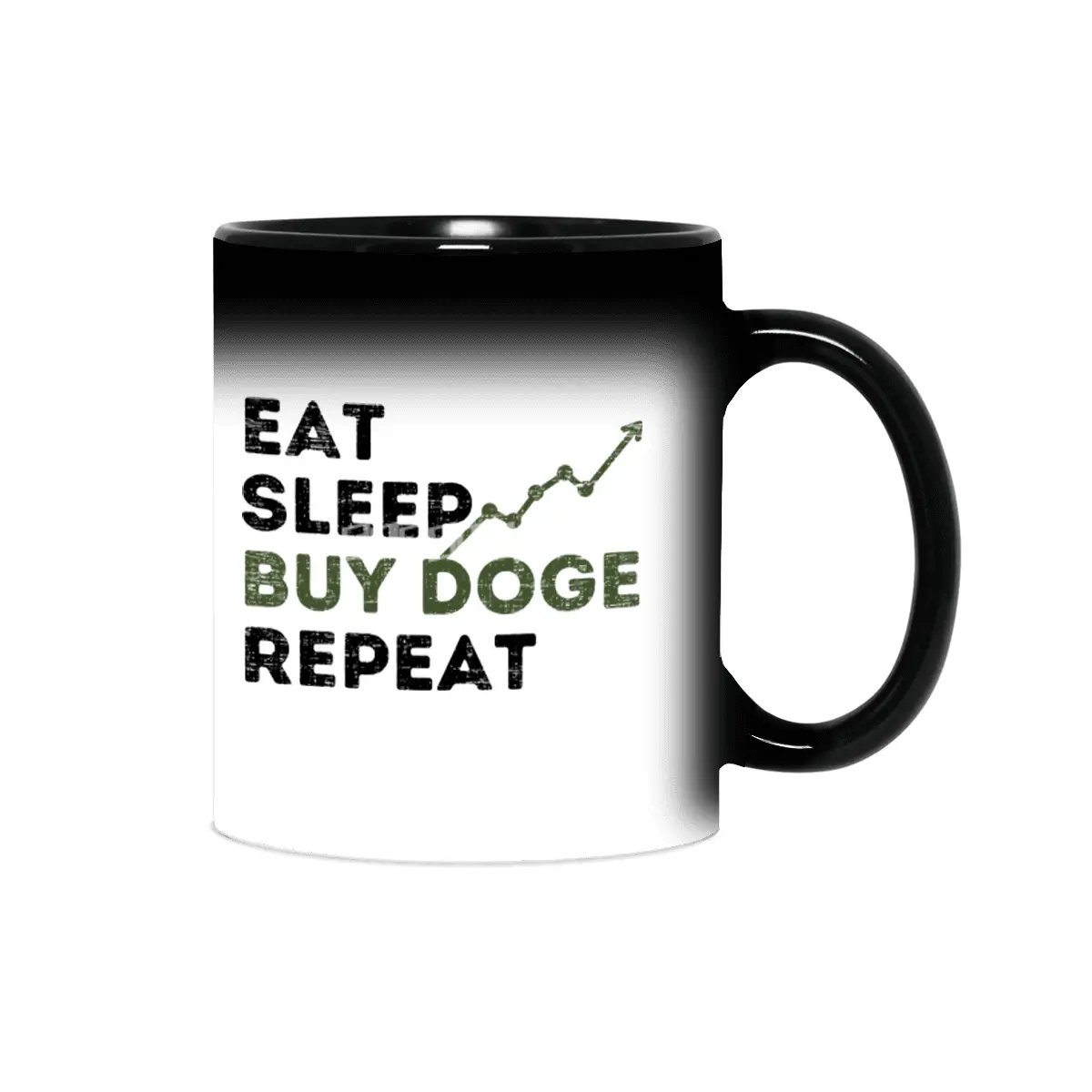 Eat Sleep Buy Doge Repeat,Funny Doge Coin Quotes Sihirli Kupa