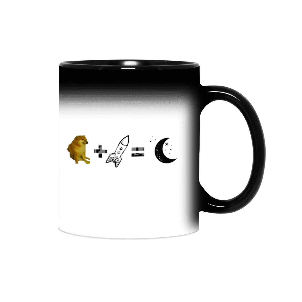 Funny Doge coin Meme Comic Sihirli Kupa