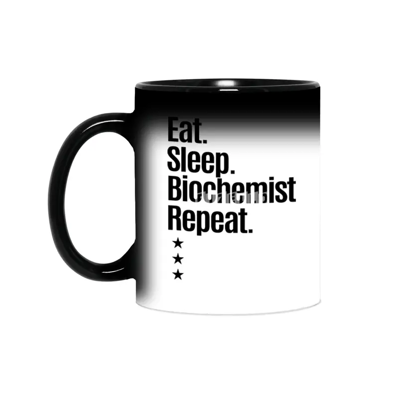 Eat Sleep Biochemist Repeat Job Title Gift Sihirli Kupa