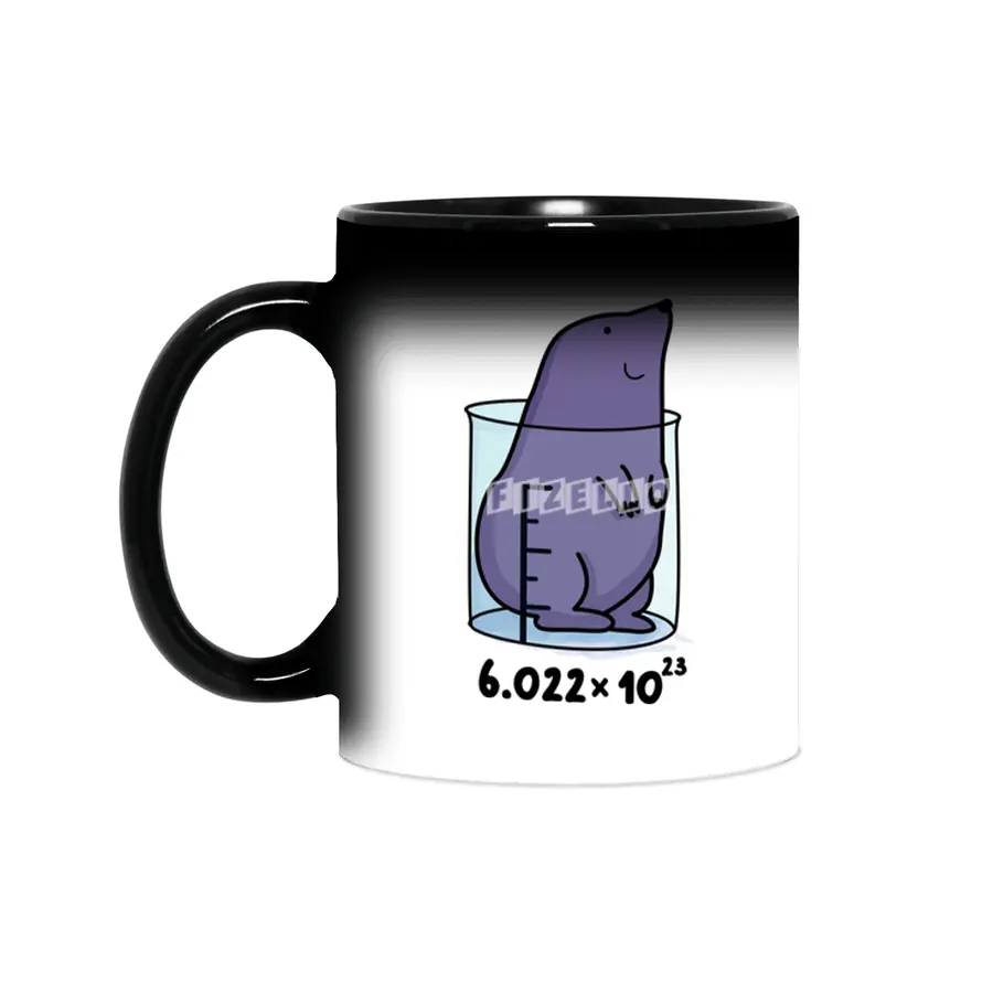 Chemistry Mole Cute Chemical Mol Pun Sihirli Kupa