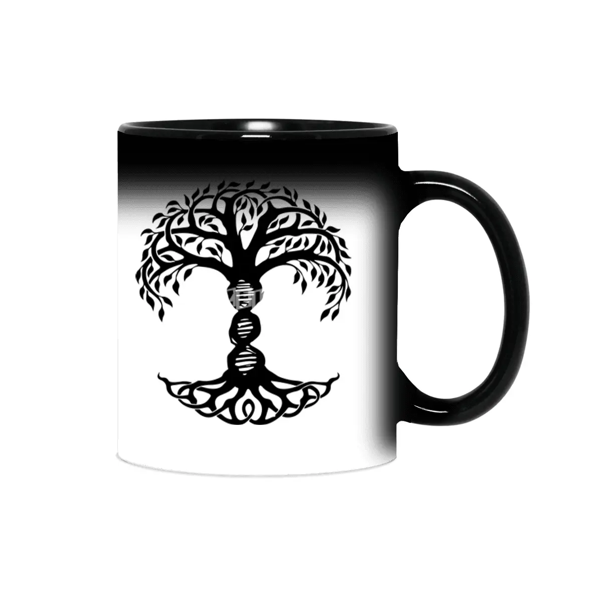 Copy of DNA Tree of Life Genetics Biology Science gift viking theme Sihirli Kupa