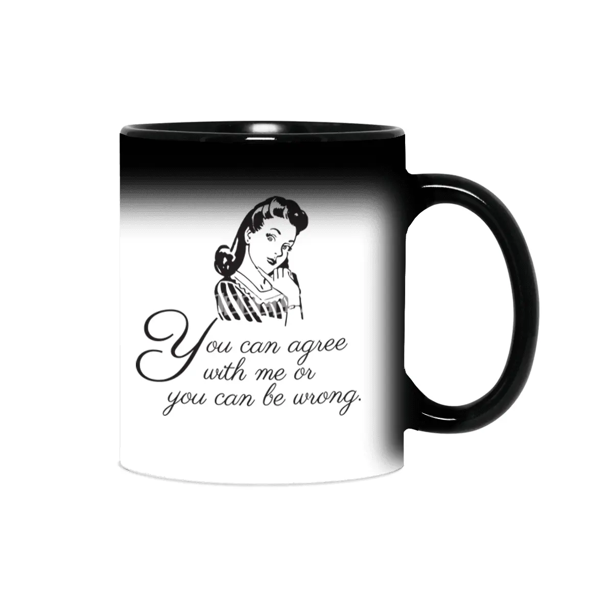 You Can Agree With Me or You Can Be Wrong | Sassy | Snarky | Sarcastic | Funny | Right Sihirli Kupa