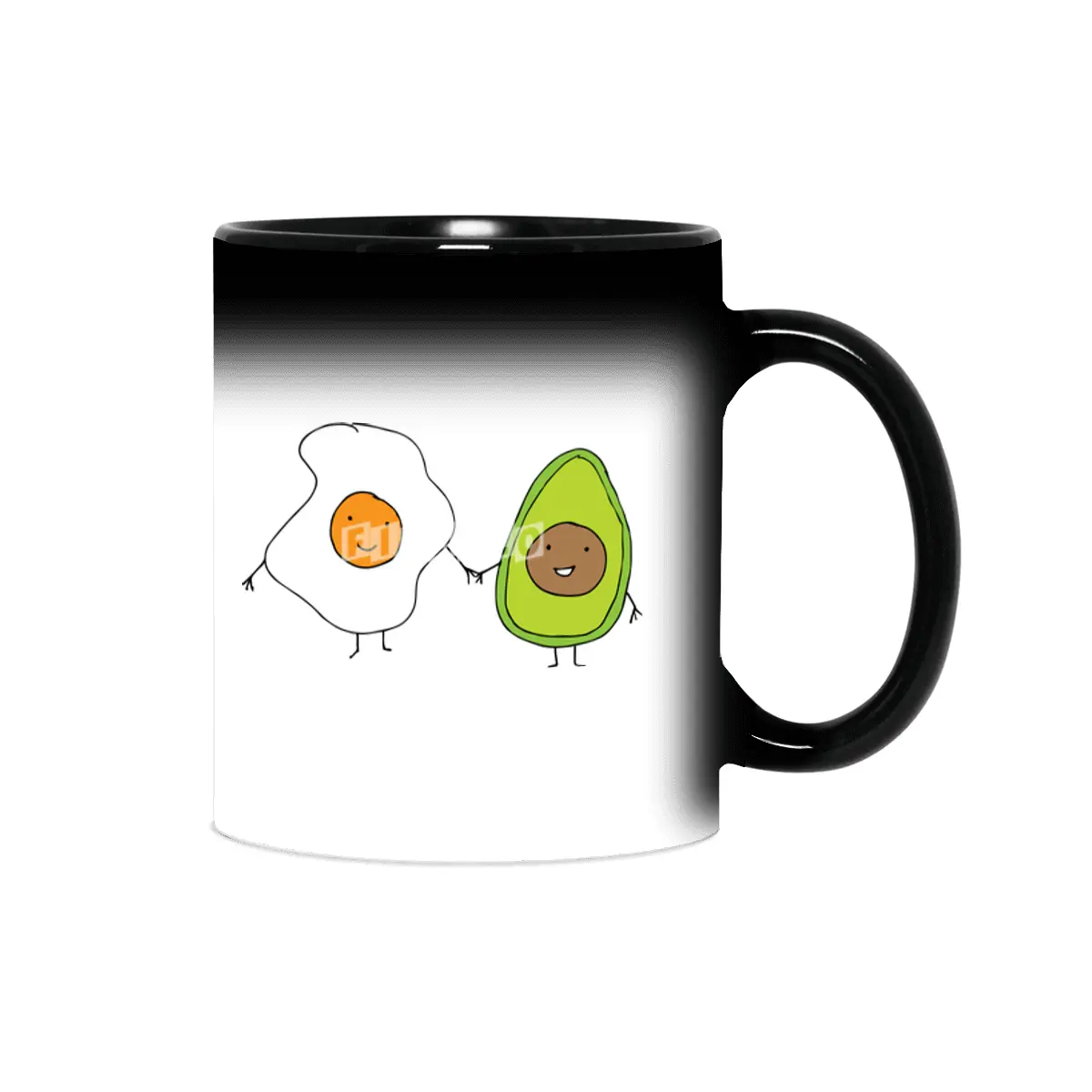 Egg and Avocado Friends Sihirli Kupa