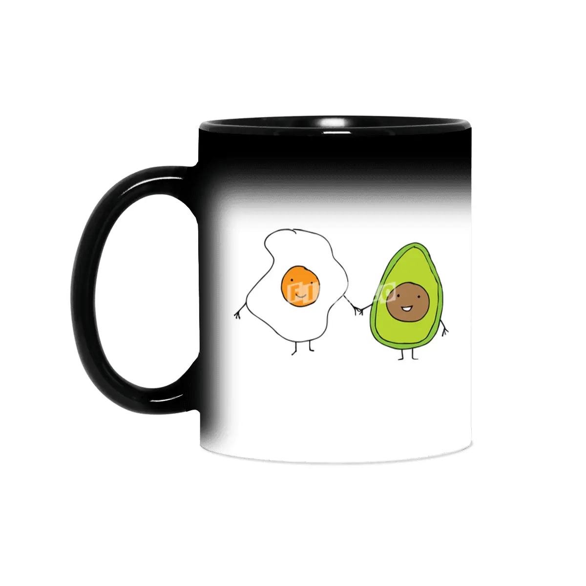 Egg and Avocado Friends Sihirli Kupa