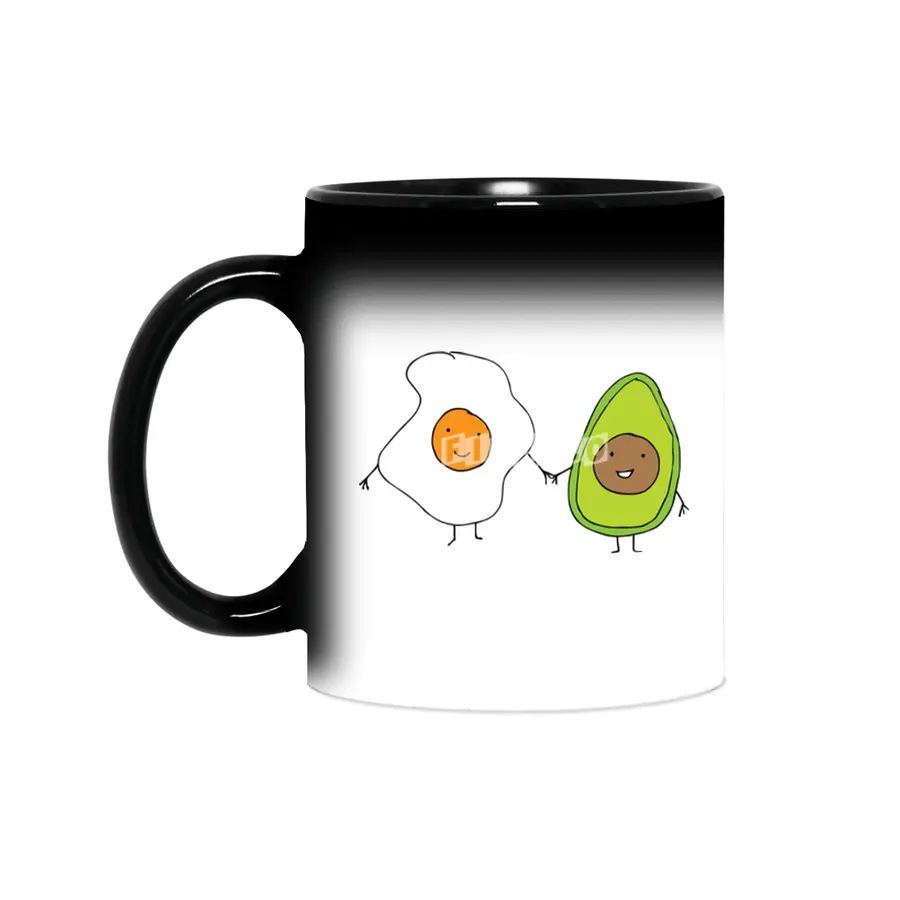 Egg and Avocado Friends Sihirli Kupa