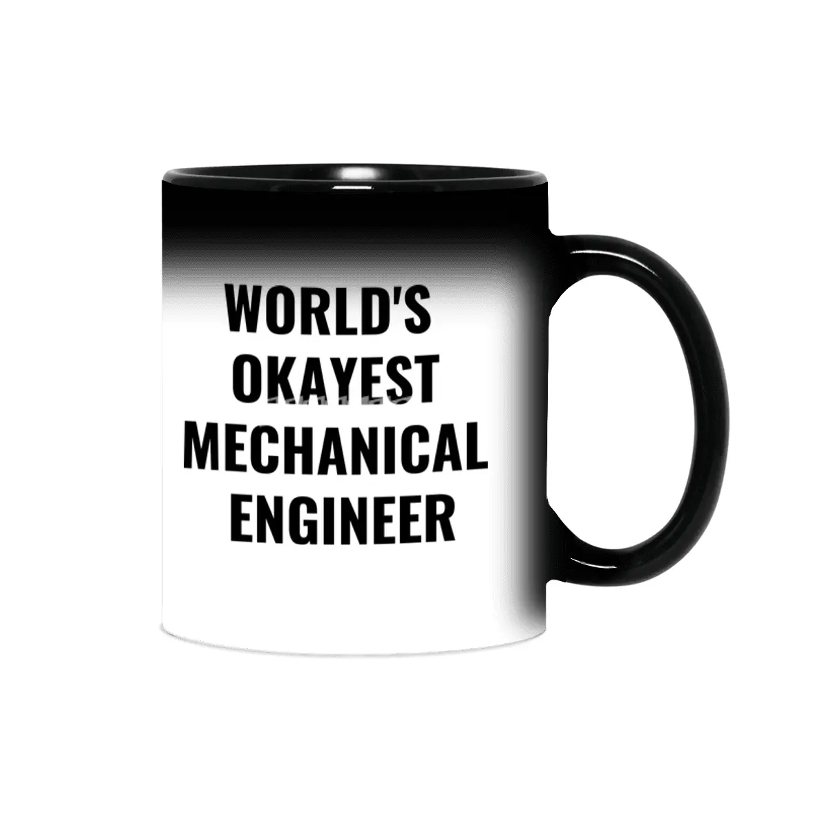 World's Okayest Mechanical Engineer Quote Sihirli Kupa
