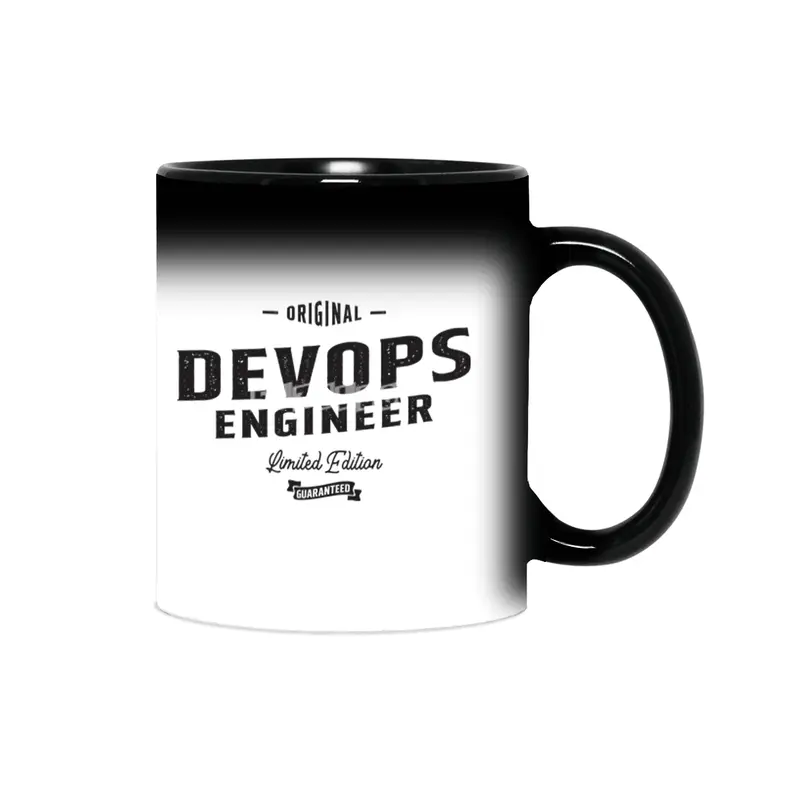 Devops Engineer Funny Job Title Profession Birthday Worker Sihirli Kupa
