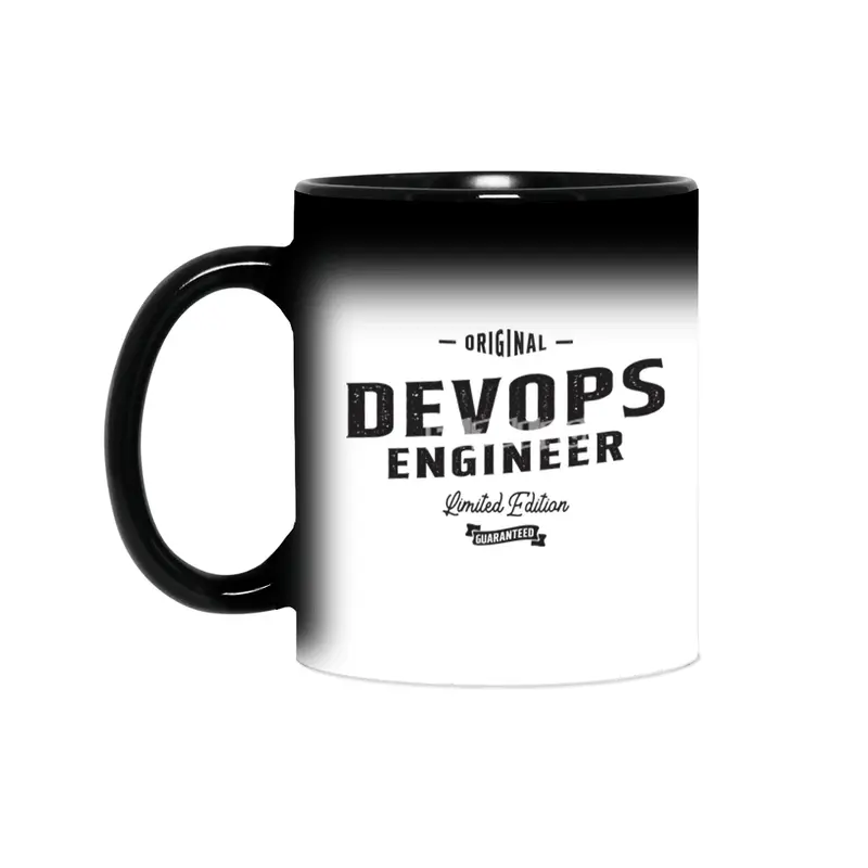Devops Engineer Funny Job Title Profession Birthday Worker Sihirli Kupa