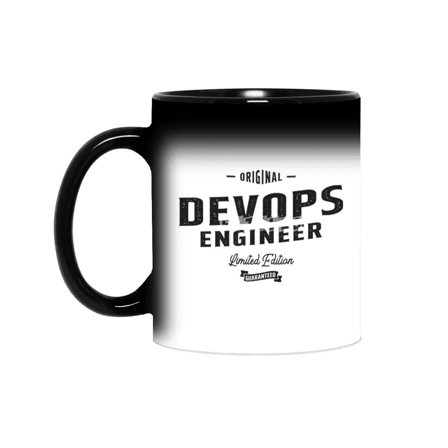 Devops Engineer Funny Job Title Profession Birthday Worker Sihirli Kupa