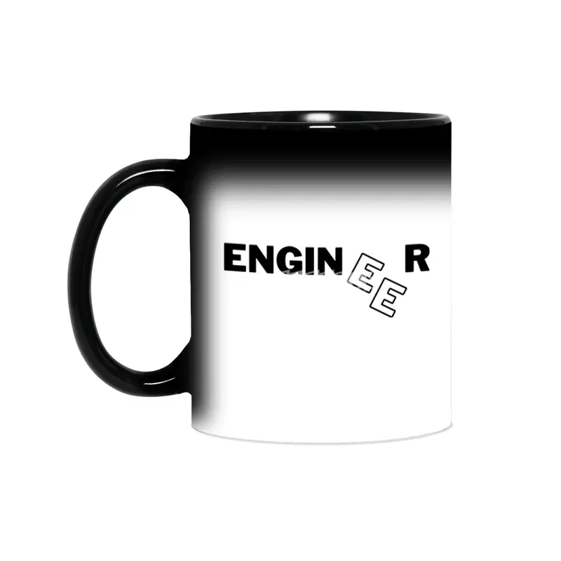 Engineer funny design Sihirli Kupa