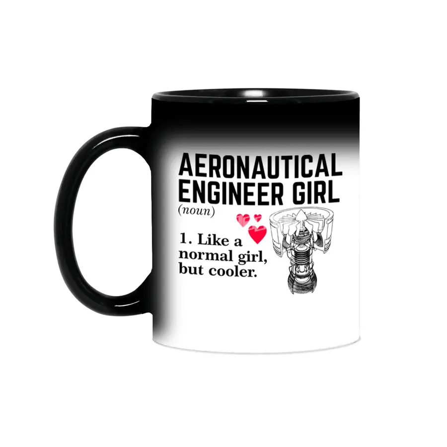 Aeronautical Engineer Girl Sihirli Kupa