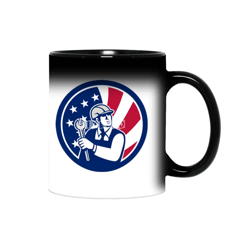 American Engineer USA Flag Icon Sihirli Kupa