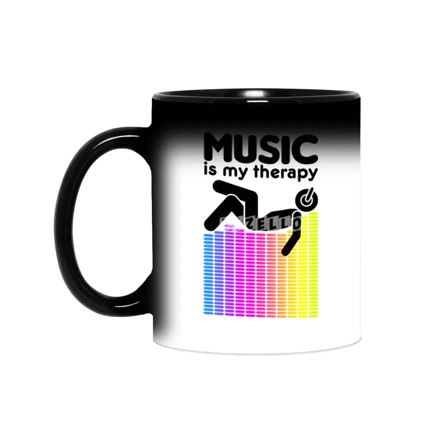Music Is My Therapy Equalizer DJ Rainbow Sound Engineer Sihirli Kupa