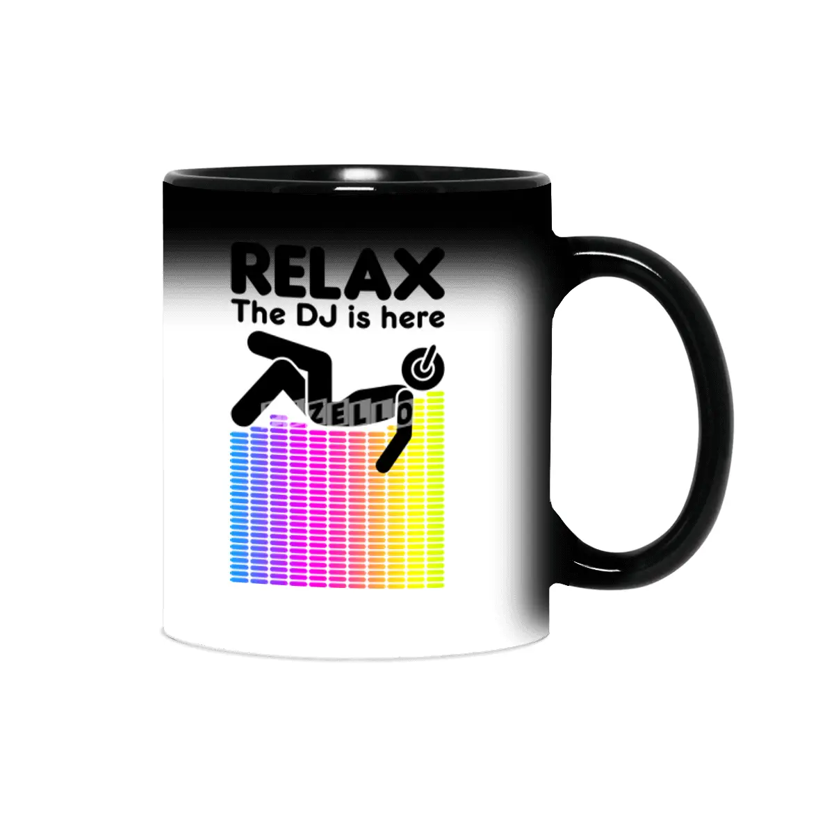 Relax The DJ Is Here Equalizer DJ Rainbow Sound Engineer Sihirli Kupa