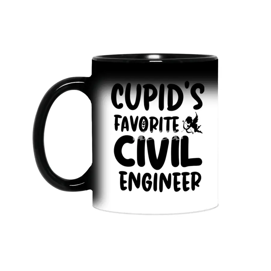 Cupids Favorite Civil Engineer Valentines Day Sihirli Kupa