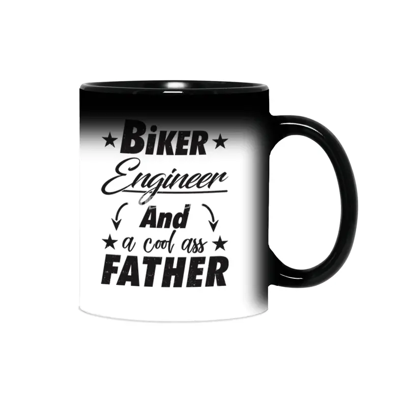 Biker Engineer Father Sihirli Kupa