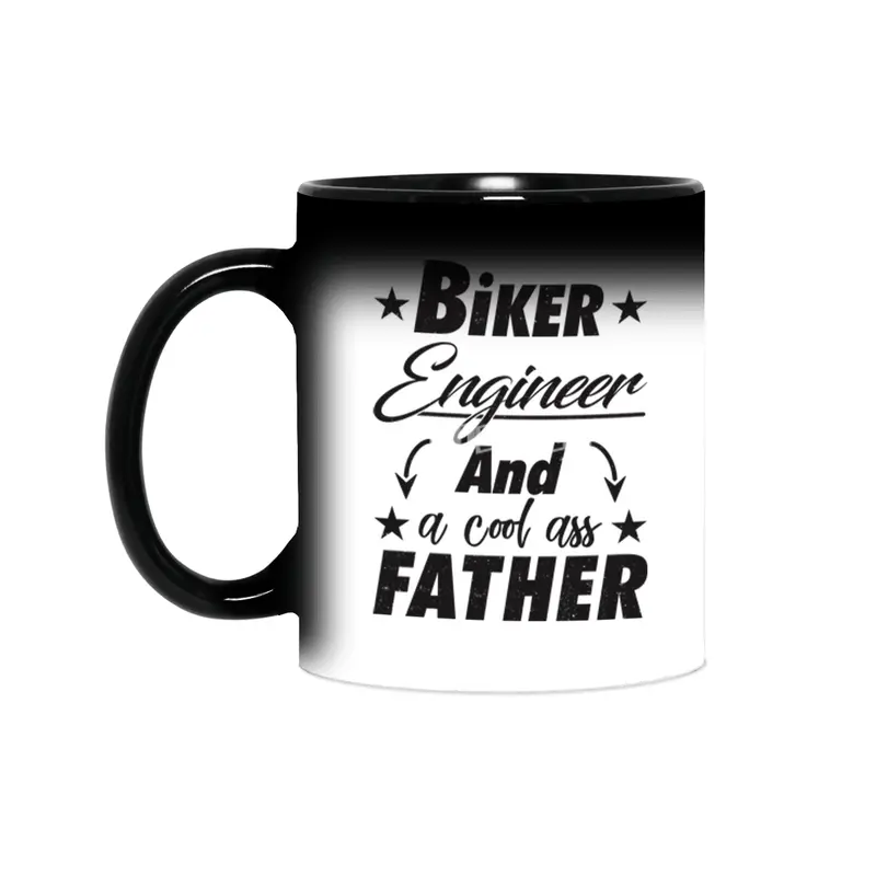 Biker Engineer Father Sihirli Kupa