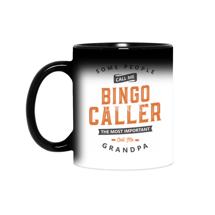 Bingo Caller Funny Job Title Profession Birthday Worker Sihirli Kupa