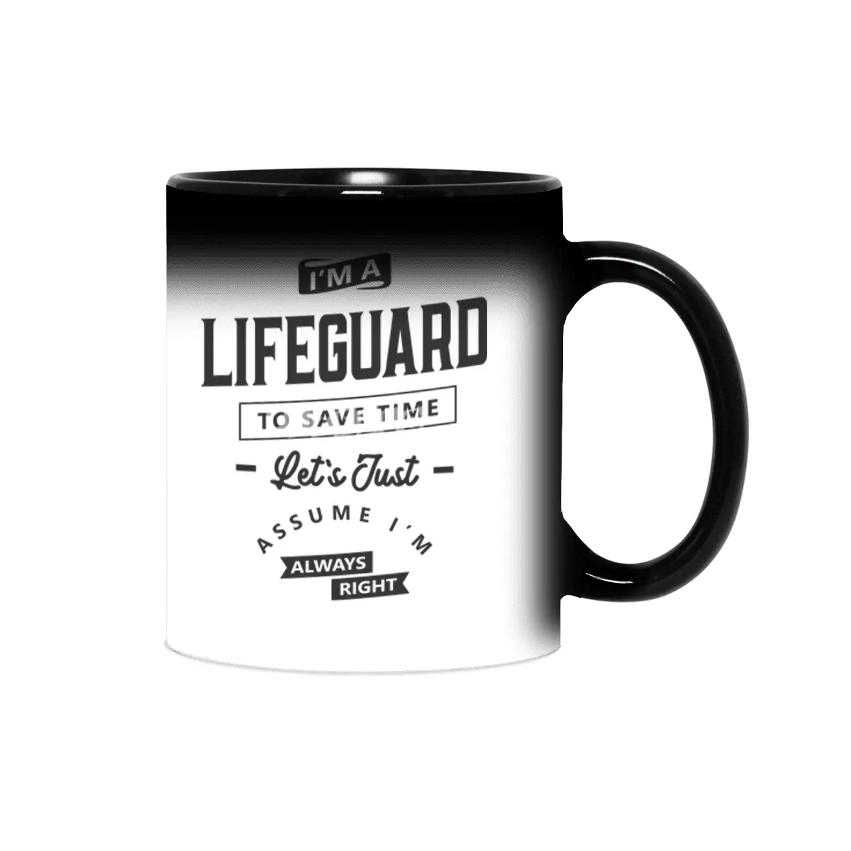 Lifeguard Funny Job Title Profession Birthday Worker Sihirli Kupa
