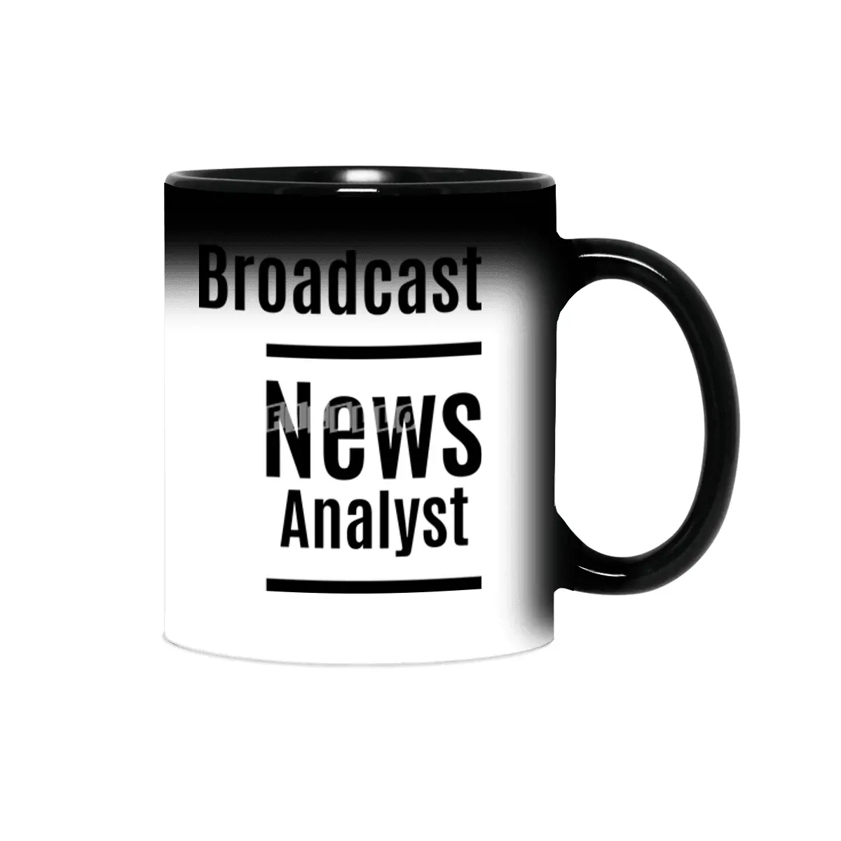 Broadcast News Analyst Job Title Gift Sihirli Kupa