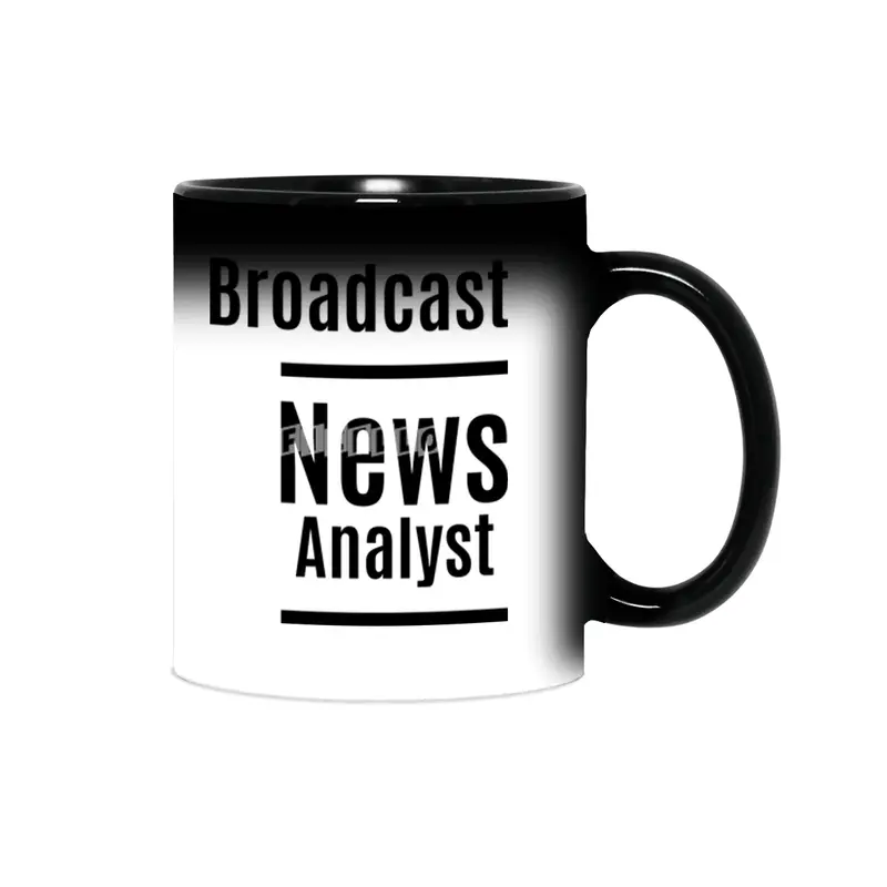 Broadcast News Analyst Job Title Gift Sihirli Kupa
