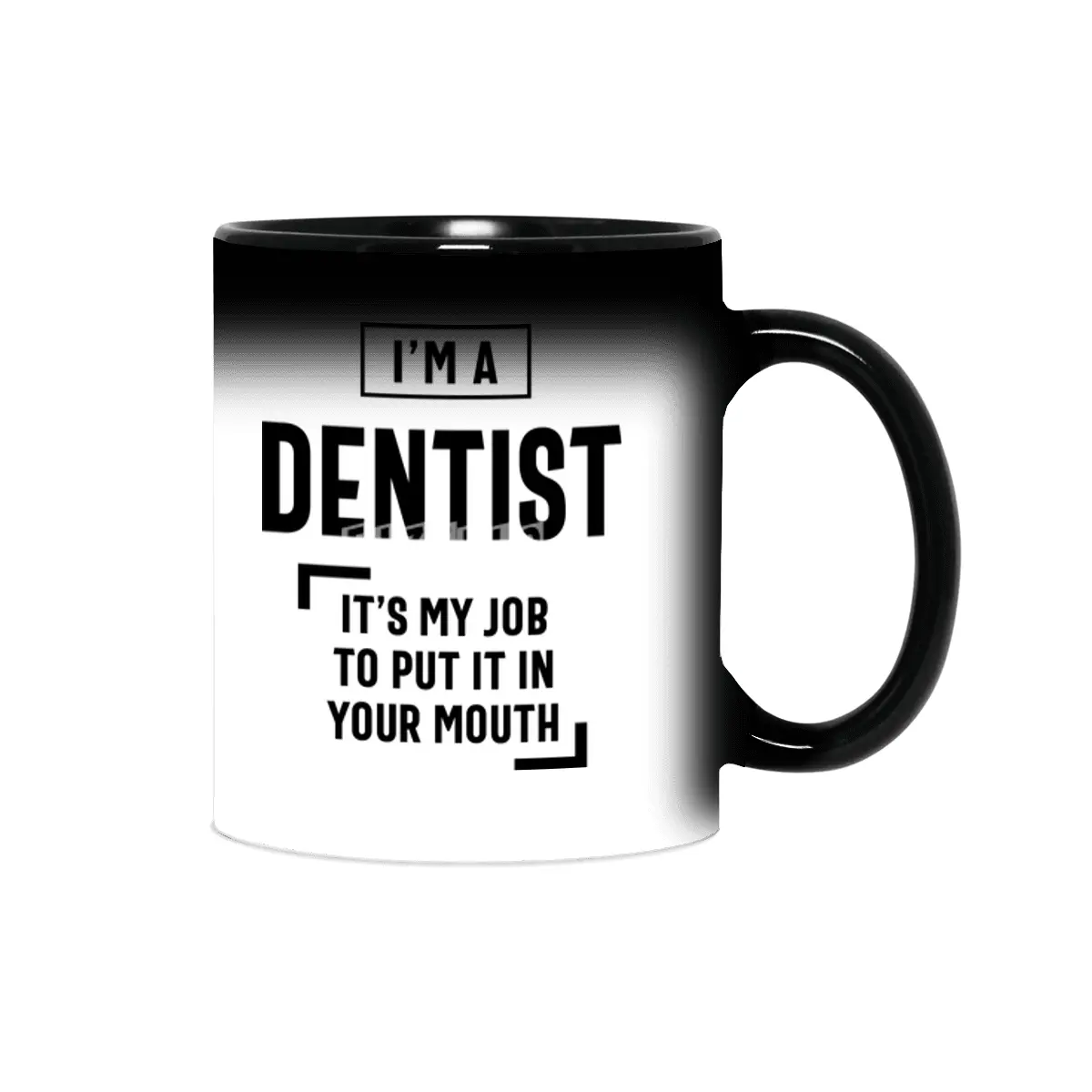 Dentist Job Title Men Women Gift Sihirli Kupa