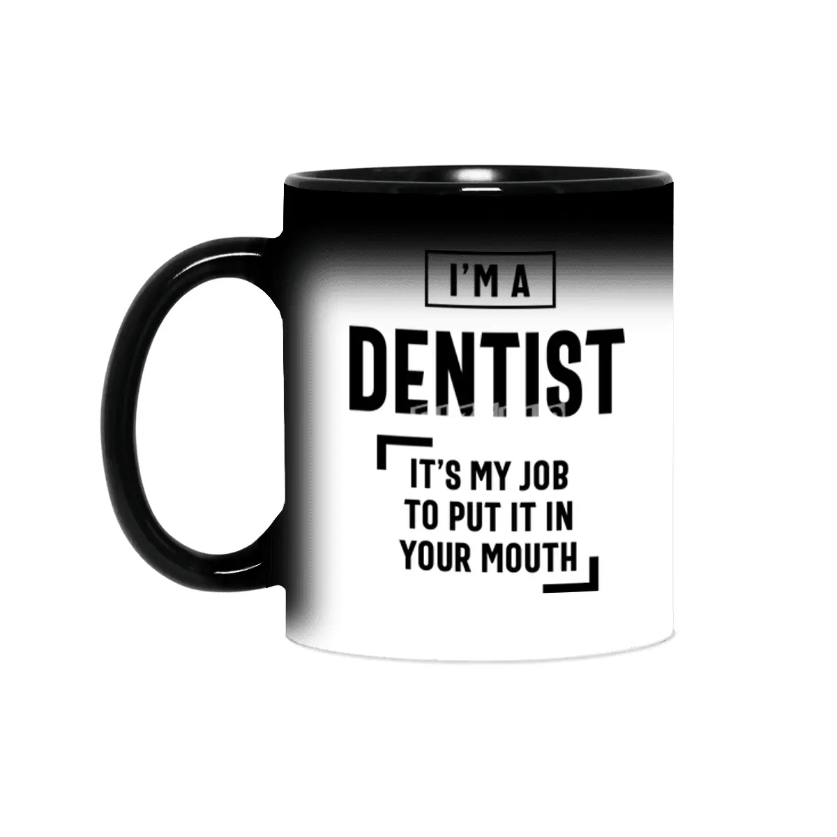 Dentist Job Title Men Women Gift Sihirli Kupa