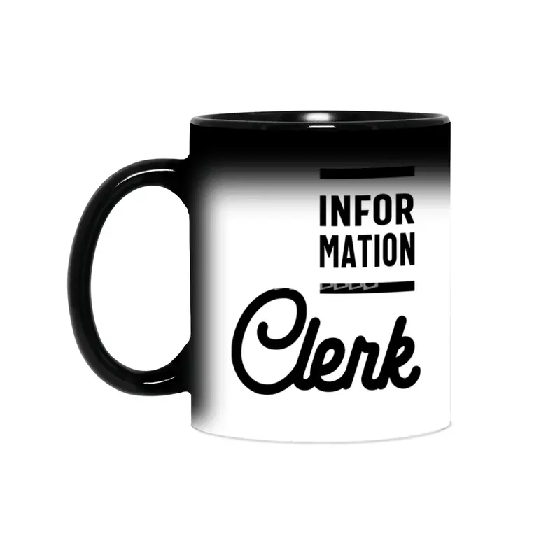 Information Clerk Work Job Title Gift Sihirli Kupa