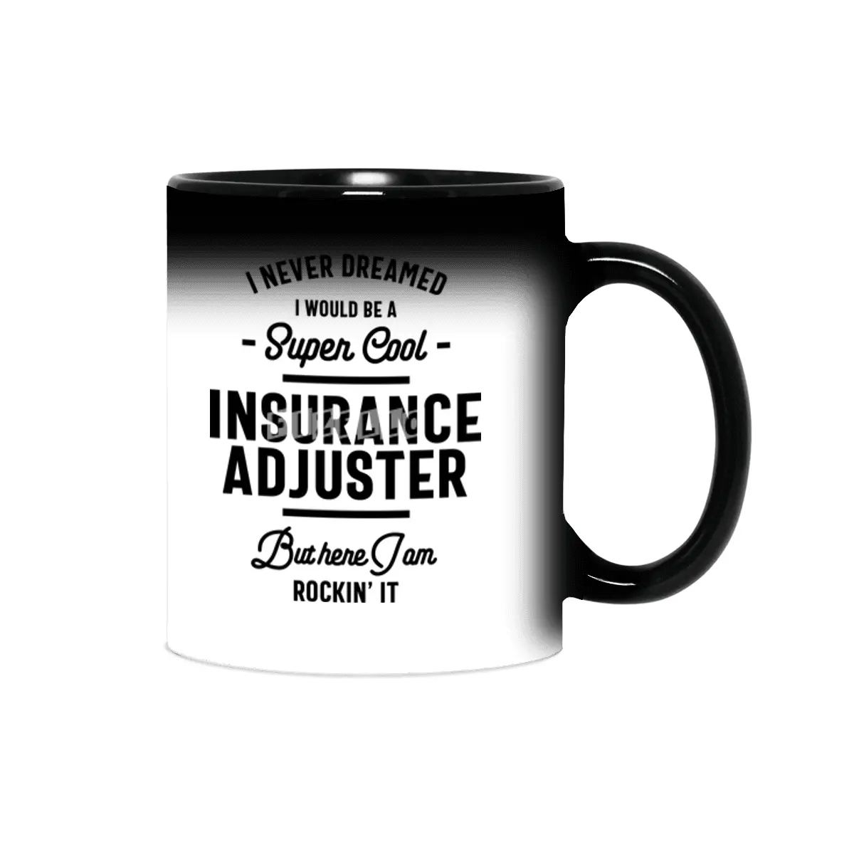 Insurance Adjuster Work Job Title Gift Sihirli Kupa