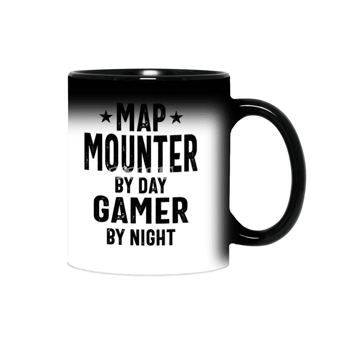 Map Mounter By Day Gamer By Night - Job Title Gift Sihirli Kupa